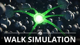 How To Make a Walking Alien Creature | Blender 3.6 Simulation Nodes Tutorial
