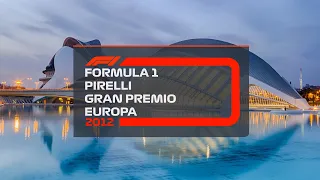 GP Europe 2012 (Valencia) intro with new F1 graphics