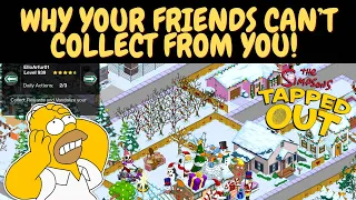 The Simpsons Tapped Out: Why Can't My Friends Collect From My Town? (How To Solve It!)