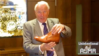 Unintentional ASMR 👞 Traditional Leather Shoe Salesman in London