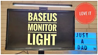 Review BASEUS Monitor Light Bar for Computer Work Station Desk Lamp That Clamps to Monitor