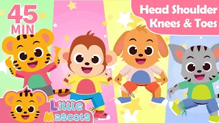 Head Shoulder Knees and Toes + The More We Get Together + more Little Mascots Nursery Rhymes & Kids