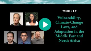 Vulnerability, Climate-Change Laws, and Adaptation in the Middle East and North Africa