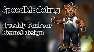 [Blender] SpeedModeling "Stylized Freddy Fazbear"