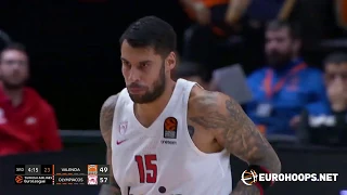 Valencia Basket-Olympiacos Piraeus 91-93: Giorgos Printezis (18 points)