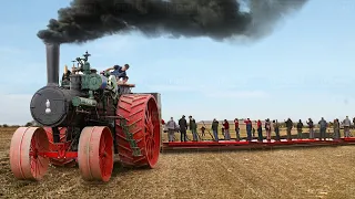 Guy Built This Homemade Gigantic Steam Tractor that is on Another Level