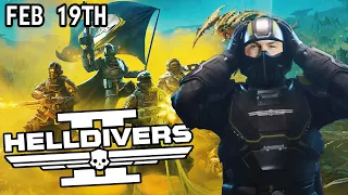 Cadet Sips Reporting For Duty in Helldivers 2!