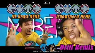 iShowSpeed x MrBeast Meme Sings Attack of the Killer Beast Song | FNF MrBeast Meme Drill Remix