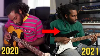 MY 1 YEAR GUITAR TRANSFORMATION | How I Learned The Guitar For Music Production *5 TOP TIPS*
