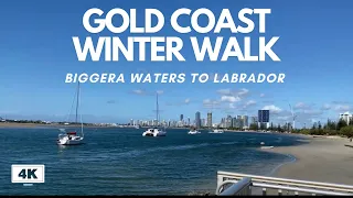 Gold Coast sunny winter walk. 4K