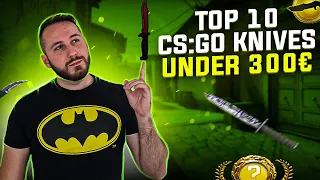 CS:GO Top 10 KNIVES under 300 EUROS! 2023 EDITION