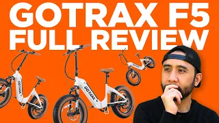 Fat Tires, Foldable Frame: GOTRAX F5 Ebike Unboxing and Test Ride! | RunPlayBack