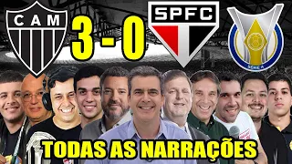 Todas as narrações - Atlético-MG 3 x 0 São Paulo | Campeonato Brasileiro 2020