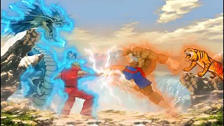 Ryo Sakazaki VS. Sagat