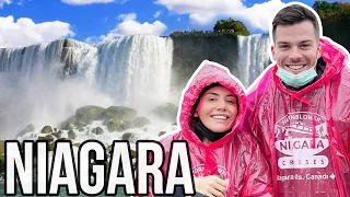 We Went into NIAGARA FALLS and got SOAKED! | TORONTO Series