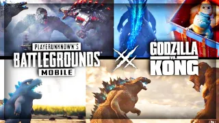 PUBG Mobile GODZILLA VS KONG All TRAILERS & ANIMATIONS