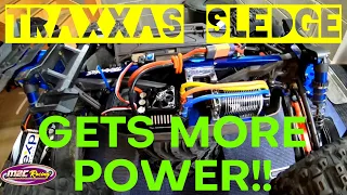 Traxxas Sledge GETS MORE POWER! and some awesome upgrades!!