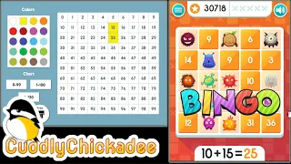 ABCya: Learn Addition with Math Bingo & Number Chart (Hard) | 100% Every Round | Cuddly Chickadee