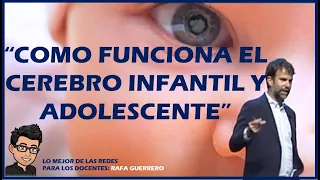 👉👀COMO FUNCIONA EL CEREBRO INFANTIL Y ADOLESCENTE 👀👀 "LO MEJOR DE LAS REDES PARA LOS DOCENTES"