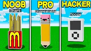 Minecraft - DON'T LAUGH CHALLENGE! (Minecraft NOOB vs. PRO vs. HACKER)