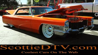 1965 Cadillac Coupe DeVille  "Tequila Sunrise" The SEMA Show 2017