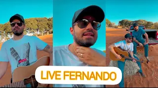 LIVE FERNANDO: CANTORIA+ PARTICIPAÇÕES. 24/07 #maiara #mafe #fernando #casalmafe