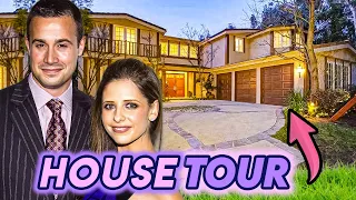 Sarah Michelle Gellar & Freddie Prinze Jr | House Tour | Brentwood Family Mansion, Bel Air & More