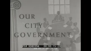 “YOUR CITY GOVERNMENT” 1965 CITY COUNCIL, PUBLIC WORKS & POLICE  TORRANCE, CALIFORNIA  XD80394