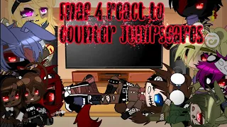 Fnaf 4 Animatronics react to"Fnaf 4 counter jumpscares" Credit in the description