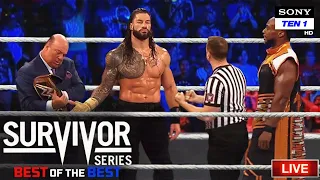 WWE Survivor Series 21 November 2021 Full Highlights HD- Roman Reigns Vs Big E Full Match 21/11/21