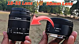 Kit Lens vs Prime Lens | 18-55 Kit Lens vs 50mm Prime Lens