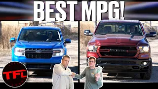 MPG Bet: Can a New Ford Maverick DOUBLE the MPG of a Full-size Truck? We Find Out!