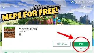 How to Get Minecraft Pocket Edition For FREE!!! (Playstore)