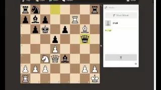 Решение задач по тактике на Chesscom.  2 часть