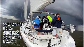 Caught in a Storm on the Bay