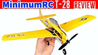 MinimumRC T-28 Trojan Review - Micro RC Airplane Kit (Profile Foamie)