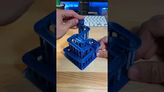 3D Printed MARBLE RUN MACHINE with 3D Printing Time lapse