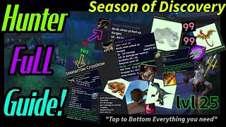 Hunter Full Guide! - Season of Discovery - WoW Classic - Everything you need to know top to bottom