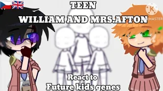 Teen William and Mrs.Afton react to their Future Kids genes! // Cz. Eng.