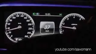 2014 Mercedes-Benz S 500 455 HP 0-100 km/h, 0-100 mph & 0-200 km/h Acceleration GPS