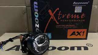 Test The Effect Of Aozoom Bi-Led Projector AX1 (HIGH POWER)