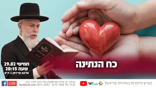 כח הנתינה - הרב זמיר כהן בשידור חי בשיעור שימשוך עליכם שפע 🙌 שתפו לזיכוי הרבים