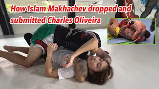 How Islam Makhachev submitted Charles Oliveira | UFC 280