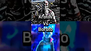 who is strongest | Kratos vs Boruto #shorts  #godofwar #anime