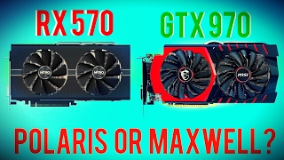 GTX 970 vs RX 570 vs RX 470 -  Does #Polaris stack up against #Maxwell -  GTX 1050Ti killers