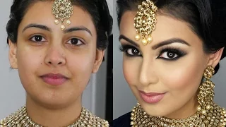 Indian/Bollywood/South Asian Bridal Makeup | Start to Finish | Mona Sangha