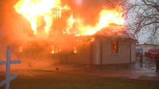Харківська область: рятувальники ліквідували пожежу у храмі