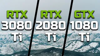 RTX 3080 Ti vs RTX 2080 Ti vs GTX 1080 Ti - Test in 10 Games