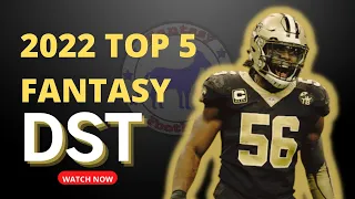 Fantasy Football Goat | Top 5 DST 2022 🔥🔥🔥