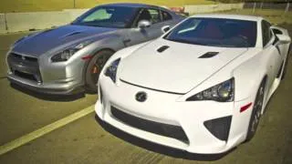 2012 Lexus LFA vs 2010 Nissan GT-R (SlideShow)